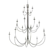 Cheal 20 Light 72" Wide Taper Candle Style Chandelier