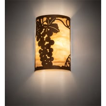 Grape 2 Light 12" Tall Wall Sconce