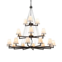 St Lawrence 21 Light 54" Wide Chandelier