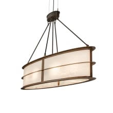 6 Light 48" Wide Linear Pendant