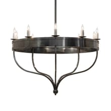 Parnella 10 Light 54" Wide Taper Candle Style Chandelier
