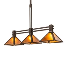 3 Light 45" Wide Linear Pendant