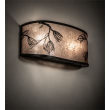 Lone Pine 2 Light 9" Tall Wall Sconce with Shade