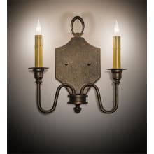 Paquita 2 Light 12" Tall Wall Sconce