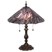 Willow Jadestone 2 Light 21" Tall Buffet Table Lamp