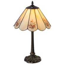 Pansies 21" Tall Buffet Table Lamp