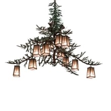 Long Pine Branch 12 Light 40" Wide Chandelier