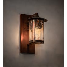 Fulton Winter Pine 15" Tall Wall Sconce