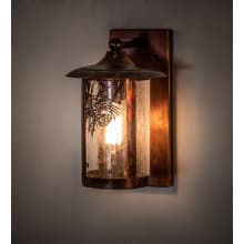 Fulton Winter Pine 13" Tall Wall Sconce