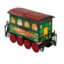 Train Carriage 2 Light 8" Tall Novelty Specialty Lamp