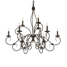 Grace 9 Light 40" Wide Taper Candle Style Chandelier