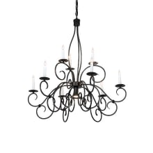 Grace 9 Light 36" Wide Taper Candle Style Chandelier