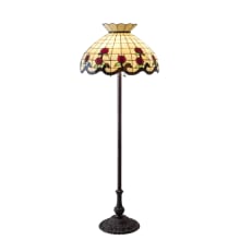 Roseborder 3 Light 62" Tall Buffet Floor Lamp