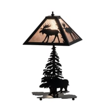 Lone Moose 21" Tall Buffet Table Lamp
