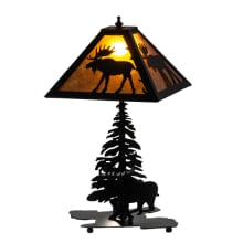 Lone Moose 21" Tall Buffet Table Lamp