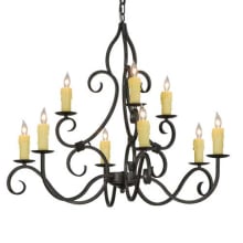 Clayton 9 Light 36" Wide Taper Candle Style Chandelier