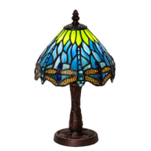 Tiffany Hanginghead Dragonfly 13" Tall Buffet Table Lamp