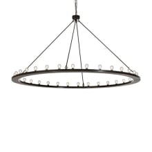 Loxley 32 Light 96" Wide Ring Chandelier