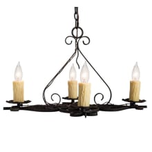 Elianna 4 Light 22" Wide Taper Candle Style Chandelier