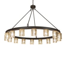 Loxley 16 Light 62" Wide Ring Chandelier