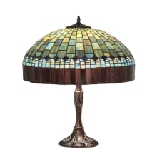Tiffany Candice 3 Light 26" Tall Buffet Table Lamp