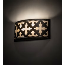 Cardiff 2 Light 8" Tall Wall Sconce