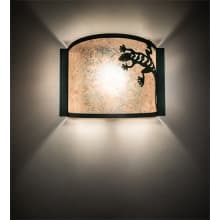 Gecko 10" Tall Wall Sconce with Shade
