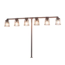 PipeDream 6 Light 48" Tall Buffet Table Lamp