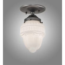 Colonnade 5" Wide Semi-Flush Ceiling Fixture - Pewter Finish