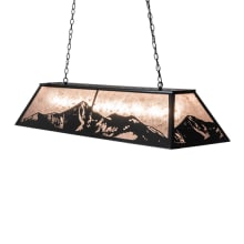 9 Light 61" Wide Billiard Linear Pendant