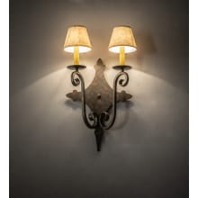 Angelique 2 Light 23" Tall Wall Sconce