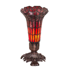 Pond Lily Victorian 8" Tall Buffet Table Lamp