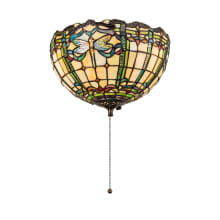 Tiffany Dragonfly 12" Wide Single Ceiling Fan Light Kit