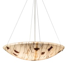 4 Light 30" Wide Suspension Pendant