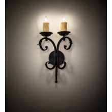 Andorra 2 Light 19" Tall Wall Sconce