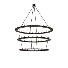 Loxley 76 Light 80" Wide Taper Candle Ring Chandelier
