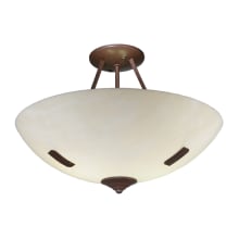 Essence 2 Light 18" Wide Semi-Flush Bowl Ceiling Fixture