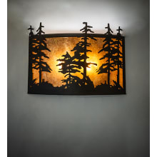 Tall Pines 2 Light 17" Tall Wall Sconce