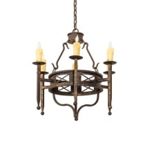 Jasmine 40 Light 24" Wide Taper Candle Style Chandelier