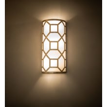 Cilindro Mosaic 3 Light 17" Tall Wall Sconce