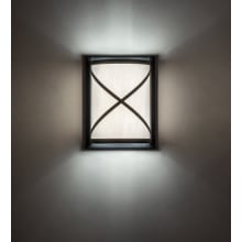 Whitewing 8" Tall LED Wall Sconce