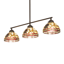 3 Light 31" Wide Linear Pendant