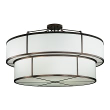 Jayne 12 Light 72" Wide Semi-Flush Ceiling Fixture