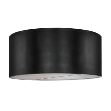 Cilindro Vinyl 10 Light 60" Wide Flush Mount Drum Ceiling Fixture