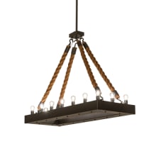 16 Light 60" Wide Linear Pendant