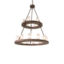 Loxley 18 Light 36" Wide Ring Chandelier
