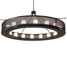 Loxley 16 Light 78" Wide Ring Chandelier