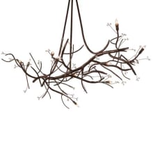Long Winter Solstice 11 Light 42" Wide Taper Candle Style Chandelier
