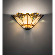 Shell with Jewels 8" Tall Wall Sconce