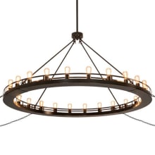 Barbury 24 Light 72" Wide Ring Chandelier